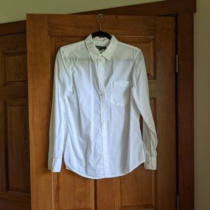 Banana Republic white long sleeve oxford